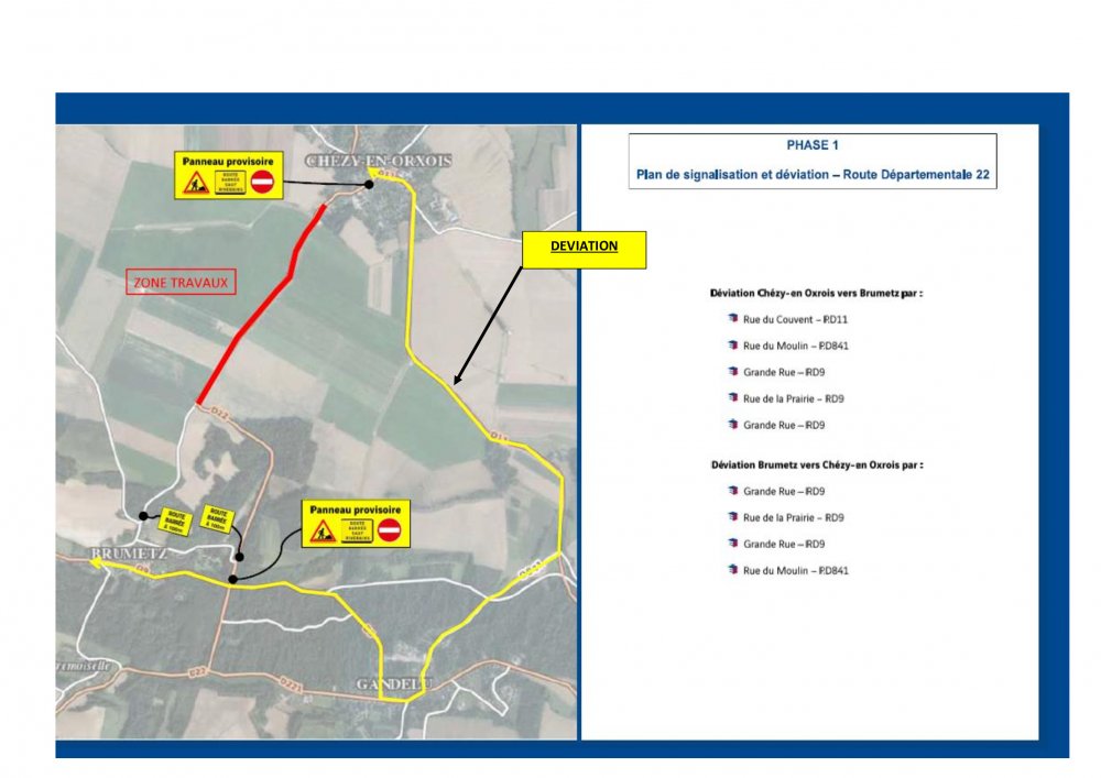 Déviation en place © USESA <strong>Déviation en place</strong> <small>© USESA</small>